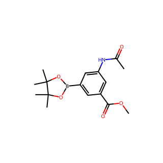 Methyl 3-acetamido-5-(4,4,5,5-tetramethyl-1,3,2-dioxaborolan-2-yl)benzoate