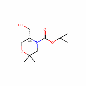 tert-butyl 5-(hydroxymethyl)-2,2-dimethylmorpholine-4-carboxylate