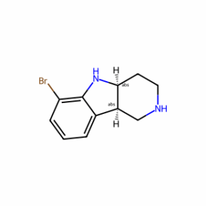 (4aS,9bR)-6-bromo-2,3,4,4a,5,9b-hexahydro-1H-pyrido[4,3-b]indole