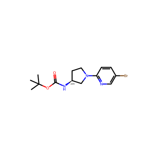 tert-Butyl (1-(5-bromopyridin-2-yl)pyrrolidin-3-yl)carbamate