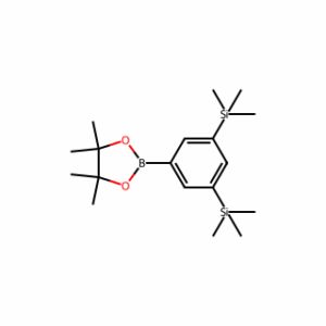 (5-(4,4,5,5-Tetramethyl-1,3,2-dioxaborolan-2-yl)-1,3-phenylene)bis(trimethylsilane)