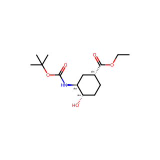(1R,3S,4S)-Ethyl 3-((tert-butoxycarbonyl)amino)-4-hydroxycyclohexanecarboxylate