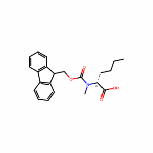 (R)-2-((((9H-Fluoren-9-yl)methoxy)carbonyl)(methyl)amino)hexanoic acid