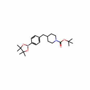 tert-Butyl 4-(4-(4,4,5,5-tetramethyl-1,3,2-dioxaborolan-2-yl)benzyl)piperidine-1-carboxylate