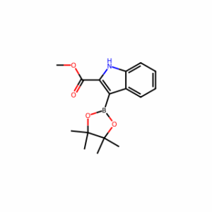 methyl 3-(4,4,5,5-tetramethyl-1,3,2-dioxaborolan-2-yl)-1H-indole-2-carboxylate