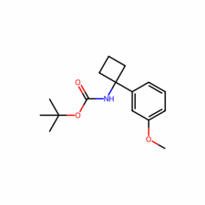 tert-Butyl N-[1-(3-methoxyphenyl)cyclobutyl]carbamate