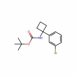 Tert-Butyl N-[1-(3-bromophenyl)cyclobutyl]carbamate