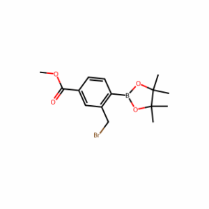 Methyl 3-(bromomethyl)-4-(4,4,5,5-tetramethyl-1,3,2-dioxaborolan-2-yl)benzoate
