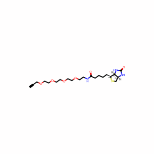 (3aS,4S,6aR)-Hexahydro-2-oxo-N-3,6,9,12-tetraoxapentadec-14-yn-1-yl-1H-thieno[3,4-d]imidazole-4-pentanamide