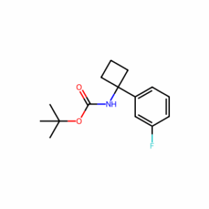 tert-Butyl N-[1-(3-fluorophenyl)cyclobutyl]carbamate