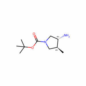 (3R,4S)-tert-Butyl 3-amino-4-methylpyrrolidine-1-carboxylate