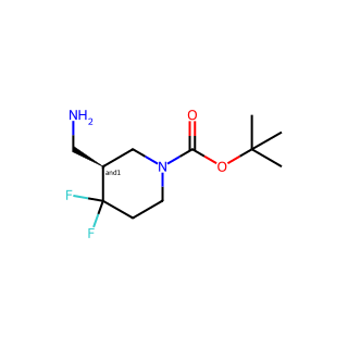tert-butyl 3-(aminomethyl)-4,4-difluoropiperidine-1-carboxylate)