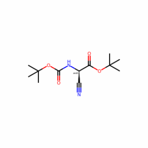 tert-Butyl 2-((tert-butoxycarbonyl)amino)-2-cyanoacetate