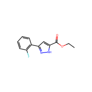 Ethyl 5-(2-fluorophenyl)pyrazole-3-carboxylate