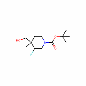 tert-butyl 3-fluoro-4-(hydroxymethyl)-4-methylpiperidine-1-carboxylate