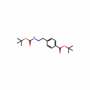 tert-Butyl 4-(2-((tert-butoxycarbonyl)amino)ethyl)benzoate