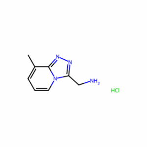 (8-Methyl-[1，2，4]triazolo[4，3-a]pyridin-3-yl)methanamine hydrochloride