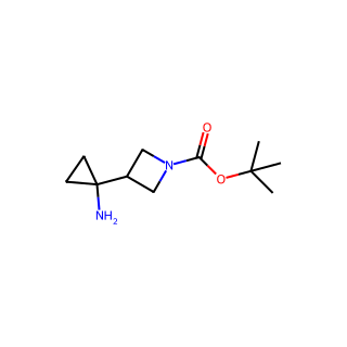 tert-butyl 3-(1-aminocyclopropyl)azetidine-1-carboxylate
