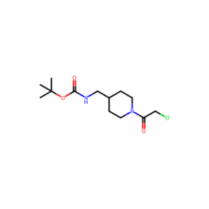 tert-Butyl ((1-(2-chloroacetyl)piperidin-4-yl)methyl)carbamate