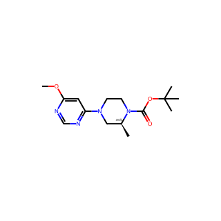 tert-Butyl 4-(6-methoxypyrimidin-4-yl)-2-methylpiperazine-1-carboxylate