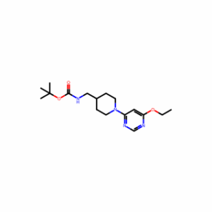 tert-Butyl ((1-(6-ethoxypyrimidin-4-yl)piperidin-4-yl)methyl)carbamate
