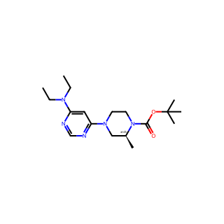 tert-Butyl 4-(6-(diethylamino)pyrimidin-4-yl)-2-methylpiperazine-1-carboxylate