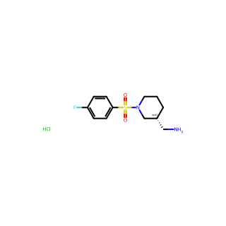 (1-((4-Fluorophenyl)sulfonyl)piperidin-3-yl)methanamine hydrochloride
