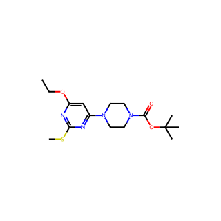 tert-Butyl 4-(6-ethoxy-2-(methylthio)pyrimidin-4-yl)piperazine-1-carboxylate