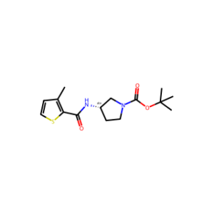 (S)-tert-Butyl 3-(3-methylthiophene-2-carboxamido)pyrrolidine-1-carboxylate