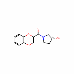 (2,3-Dihydrobenzo[b][1,4]dioxin-2-yl)((R)-3-hydroxypyrrolidin-1-yl)methanone