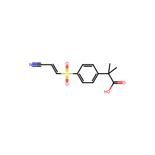 (E)-2-(4-((2-Cyanovinyl)sulfonyl)phenyl)-2-methylpropanoic acid