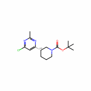 tert-Butyl 3-(6-chloro-2-methylpyrimidin-4-yl)piperidine-1-carboxylate