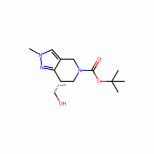 tert-Butyl 7-(hydroxymethyl)-2-methyl-6,7-dihydro-2H-pyrazolo[4,3-c]pyridine-5(4H)-carboxylate