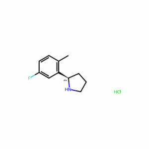 (R)-2-(5-Fluoro-2-methylphenyl)pyrrolidine hydrochloride