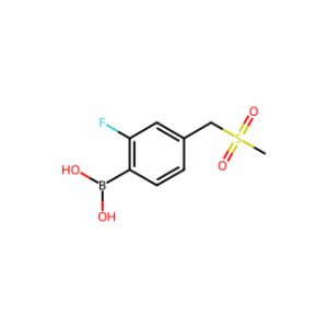 (2-FLuoro-4-((methylsulfonyl)methyl)phenyl)boronic acid