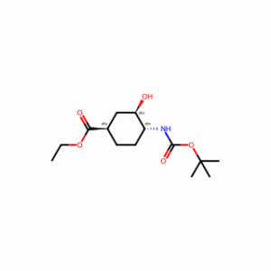 (1R,3R,4R)-ETHYL 4-((TERT-BUTOXYCARBONYL)AMINO)-3-HYDROXYCYCLOHEXANECARBOXYLATE