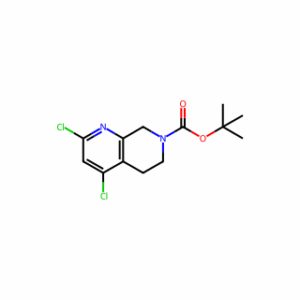 Tert-Butyl 2,4-Dichloro-5,6-Dihydro-1,7-Naphthyridine-7(8H)-Carboxylate
