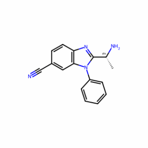 (R)-2-(1-aminoethyl)-1-phenyl-1H-benzo[d]imidazole-6-carbonitrile