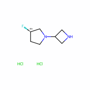 (3R)-1-(3-azetidinyl)-3-fluoro-pyrrolidine dihydrochloride