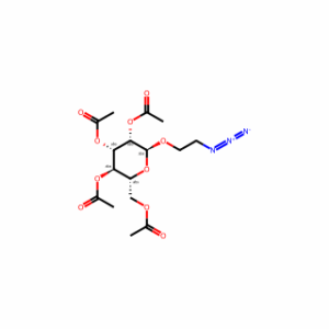 (2R,3R,4S,5S)-2-(Acetoxymethyl)-6-(2-azidoethoxy)tetrahydro-2H-pyran-3,4,5-triyltriacetate