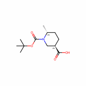 trans-1-(tert-Butoxycarbonyl)-6-methylpiperidine-3-carboxylic acid