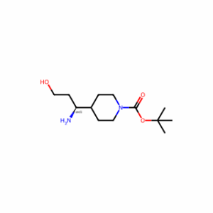tert-Butyl 4-(1-amino-3-hydroxypropyl)piperidine-1-carboxylate