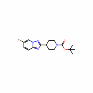 tert-Butyl 4-(6-bromo-[1,2,4]triazolo[1,5-a]pyridin-2-yl)piperidine-1-carboxylate