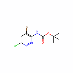 tert-butyl N-(4-bromo-6-chloropyridazin-3-yl)carbamate