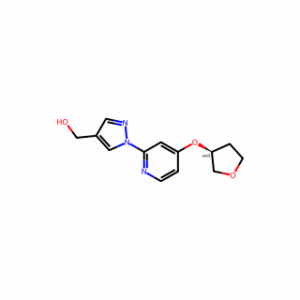 (1-(4-((TETRAHYDROFURAN-3-YL)OXY)PYRIDIN-2-YL)-1H-PYRAZOL-4-YL)METHANOL