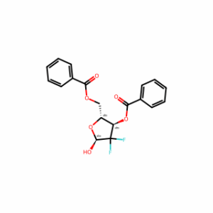 α-D-erythro-Pentofuranose, 2-deoxy-2,2-difluoro-, 3,5-dibenzoate