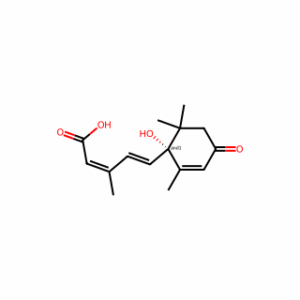 (2Z,4E)-5-(1-Hydroxy-2,6,6-trimethyl-4-oxocyclohex-2-en-1-yl)-3-methylpenta-2,4-dienoic acid