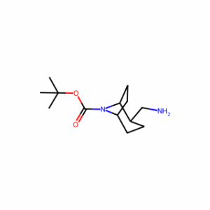 tert-butyl 2-(aminomethyl)-8-azabicyclo[3.2.1]octane-8-carboxylate