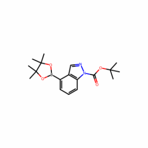 tert-Butyl 4-(4,4,5,5-tetramethyl-1,3,2-dioxaborolan-2-yl)-1H-indazole-1-carboxylate