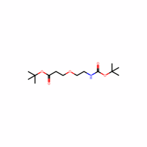 tert-Butyl 3-(2-((tert-butoxycarbonyl)amino)ethoxy)propanoate